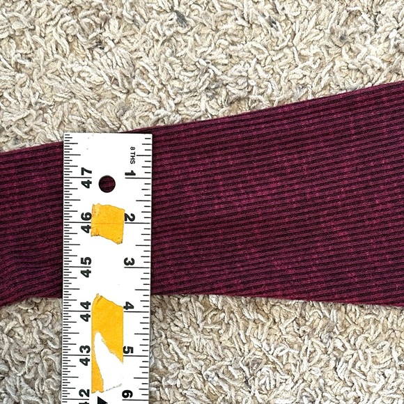 Lane Bryant Dark Wine Cowl Neck Ribbed Slouchy Loose Fit Sweater Top Sz 14/16 - Picture 12 of 12